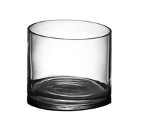 Maceteros para Pecera Pecera de Cristal cilíndrica Grande for Sala de Estar, pecera de Cristal HD, Acuario for Tortugas Decorativo(25x25cm)