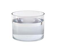Maceteros para Pecera Pecera Redonda Transparente y Gruesa for Escritorio, hidropónica, for Sala de Estar, Feng Shui, for atraer Riqueza, de Cristal, 25 x 25 x 25 cm Decorativo