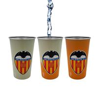 macfly Vaso Acero Inoxidable 450ML - Vaso Aluminio Personalizado Valencia CF, Vaso Reutilizable Tinta Térmica Cambia Color, Vaso para Cerveza, Agua y Refrescos, Vasos Magicos Personalizados