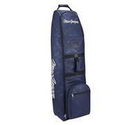 MacGregor VIP Deluxe - Funda de Viaje Acolchada con Ruedas para Golf, Color Azul Marino/Camuflaje