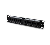 Mach Power ar-pp10u5 - 12 Panel Patch para Rack de 10, 12 Puertos RJ45 U/UTP Cat 5e