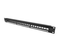 Mach Power ar-pp24 m Modular Patch Panel de 24 Puertos para Rack de 19, Negro