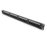 Mach Power AR-PPU5-24 - Panel de Parches para Rack de 19", 24 Puertos RJ45 U/UTP Cat 5E