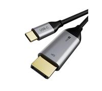 Mach Power Cable adaptador USB-C a DisplayPort 4K/60Hz, longitud 1,8m, TPE resistente, conectores chapados en oro, transmisión de vídeo Ultra HD