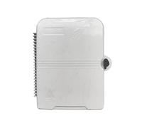 Mach Power Caja de distribución de fibra óptica de 24 núcleos IP65 para redes FTTH/FTTx, compatible con SC/FC/LC, interior/exterior, blanco (LE-FAT-24A)
