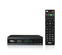 Mach Power Decodificador TDT 2025 DVB-T2/T/C H.265 HEVC 10Bit, Full HD 1080P, Receptor TDT Grabador USB PVR/Timeshift, HDMI y SCART, Mando a Distancia Incluido (TV-DVBT2)