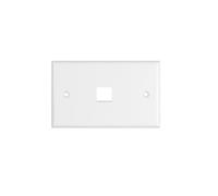 Mach Power nw-fp503 - 1 WH Placas de Pared con 1 pomelos Keystone, Blanco