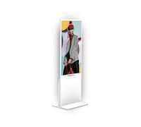 MACH POWER Totem Digital Signage 43" Indoor Touch IR, Android 11, 4GB RAM 32GB ROM, Color Blanco - Pantalla Interactiva para Retail e Infopoint (IT-DS43IR-V2)