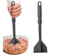 Machacador de carne de res, espátula picadora de carne, triturador de carne, herramienta para hacer bolas de carne, resistente al calor, utensilios de cocina antiadherentes para mezclador de carne