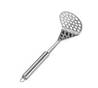 Machacador de patatas de acero inoxidable, prensador de barro para alimentos, puré de funcionamiento manual para aguacate, papas, frijoles, carne y verduras (7 formas)