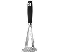Machacador de patatas en acero inoxidable Herramienta Aplastadora en Acero | Pisapatatas Metálico para restaurante, apartamento, camping, barbacoa, preparar com