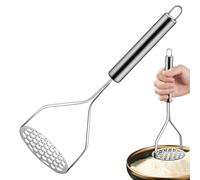 Machacador De Patatas,triturador De Patatas Manual Acero Inoxidable, Prensa Patatas,Máquina Trituradora De Patatas Manual, Aplastador Para Hacer Puré De Verduras, Frutas, Apto para lavavajillas