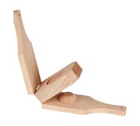 Machacador de plátano, mortero de madera plegable - Prensa de cocina para chips de plátano, para chips de plátano , caribe, preparación de comidas, casa, restaurante, bar,