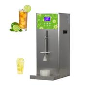 Machacador eléctrico de limón, triturador automático de hielo de frutas frescas con 9 velocidades, acero inoxidable 304, incluye 2 vasos agitadores para exprimir eficientemente