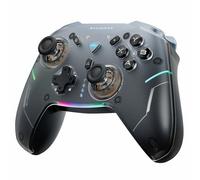 Machenike G5Pro V2 Mando Gaming Inalámbrico para PC/NS/iOS/Android [1000Hz], Joystick Intercambiable en Caliente, Disparadores Óptico-Microswitch (Negro)