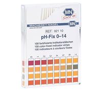 Macherey-Nagel Tiras reactivas de pH, 0 - 14, paquete de 100, 6 x 85 mm