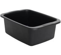 MACHIAVELLI START Cuenco rectangular de plástico de capacidad 10 l. Bandeja multiusos medidas 42 x 31 x 15,5 cm (negro)