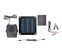 Machify Panel solar ligero de 20 W con calentador, para gallinero, coche, etc. Calentador de invierno de ahorro de energía, incluye caja de batería