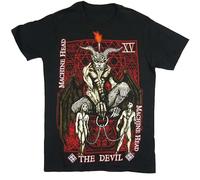 Machine Head The Devil Card Black Mens T Shirt Band Merch Funny Tops tee Shirt Size M