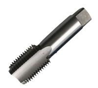 Macho de ranura recta de mano izquierda de acero de alta velocidad, herramienta de reparación de rosca manual de máquina herramienta W6542 for rosca interna limpia(M27x2.0)