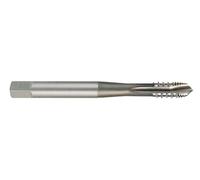 Macho de roscar HSS DIN 371, rectificado, rosca discontinua, adecuado para materiales blandos, ideal en talleres y reparaciones.