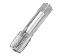 Macho de roscar HSS Z 3/8-18, macho de roscar cónico de acero de alta velocidad para tubería recta, adecuado para hierro, hierro fundido, acero de aleación, acero al carbono, materiales de acero