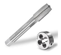 Macho de Roscar, Juego de Grifo y Troqueles Métricos M14 x 1,5 mm, Machos Redondos, Juego de Cortadores de Roscas Métricas, Macho de Máquina, Juego de Machos para Cortar y Reparar Roscas, 1 Juego