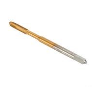 Macho de tornillo recubierto de acero HSS de alta velocidad para M2 M10, broca de rosca métrica de flauta recta para trabajos de montaje, 1 pieza ()