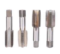 Macho HSS, Macho de Mano Métrico, Macho de Rosca, Machos de Buje Roscado de Alambre, Tubería de Mano Izquierda, Macho de Rosca Manual M30 de 4 Piezas, Herramientas de Perforació