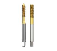 Machos de roscar for extrusión, métricos, sin ranuras, HSS-E, recubiertos de TiN, de 2 piezas, for roscar en M3, M4, M5, M6, M8, M10 y M12(M12x1.75)