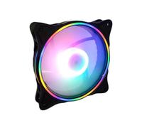 MACHPOWER Accesorios PC y Portátiles Marca Modelo VENTOLA ARGB 120X120X25MM Mod. GMARF23 X Case Gaming