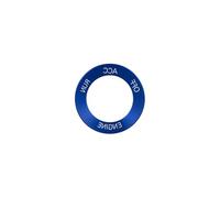 MACHSWON 1 pieza de botón de arranque del motor, accesorios interiores de aleación de aluminio para Dodge Challenger Charger RAM 1500 2010-2020, para Durango 2014-2020, azul