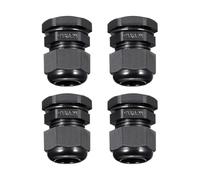 MACHSWON 10 prensaestopas M20 - Conector de cable roscado duradero con contratuerca para cable de 6 a 12 mm de diámetro, color negro