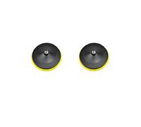 MACHSWON 2 almohadillas de respaldo de gancho y bucle de 7 pulgadas de 180 mm, adaptador de taladro M14, almohadillas de respaldo de disco de lijado, lijadora orbital, pulidora, placa de soporte de