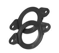 MACHSWON 2 anillos adaptadores de montaje de altavoz de coche de plástico negro para Toyota Subaru para Lexus