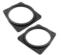 MACHSWON 2 anillos adaptadores espaciadores de montaje de altavoz de coche de 6.5 pulgadas para Mitsubishi LANCER 2002-2007 SAVRIN 2004-2013, color negro