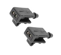 MACHSWON 2 boquillas de limpiaparabrisas para Renault Megane 2003-2009, Fluence 2010-2016, chorro de pulverización de limpiaparabrisas delantero reemplaza OE# 8200082347, plástico ABS, color negro