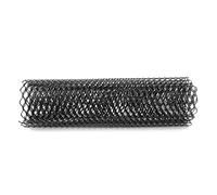 MACHSWON 40 x 13 pulgadas universal coche coche negro aleación de aluminio hexagonal rejilla 25 x 11 mm repuesto