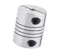 MACHSWON Acoplamiento de 5 mm a 8 mm de diámetro interior de 25 mm x 30 mm de largo, conector de acoplador de eje, accesorios de motor para codificador, impresora 3D, máquina CNC, bricolaje