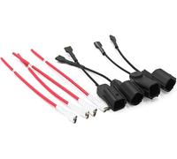 MACHSWON Adaptador de bocina de coche de plástico para coche, 4 unidades, arnés de cableado para Honda