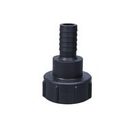 MACHSWON Adaptador de manguera de jardín para tanque de agua IBC de 1000 L, conector de válvula de rosca a 1 pulgada