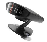 MACHSWON Brújula digital portátil compatible con la mayoría de coches, camiones, barcos, caravanas y otros vehículos, color negro, 1 unidad