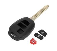 MACHSWON Carcasa para llave de 3 botones para Toyota Prius 2013-2016, para Toyota para RAV4 2013-2015, repuesto para control remoto de entrada sin llave HYQ12BDM