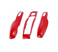 MACHSWON Carcasa roja para llavero, 1 juego de funda de repuesto para llave de coche ABS para Porsche Macan, Cayenne, Panamera, 911, Boxster, Cayman, 718
