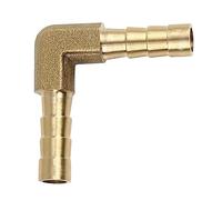 MACHSWON Codo de latón de 6 mm, conector de rosca exterior de 90 grados para coche, aire, agua, gas, aceite