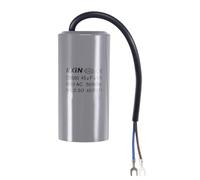 MACHSWON Condensador de arranque CBB60 45uF 450V AC 50/60Hz cilindro 50x100mm 40/70/21 2 cables con terminal para unidad de CA ventilador motor arranque o bomba de piscina condensador de aire, color