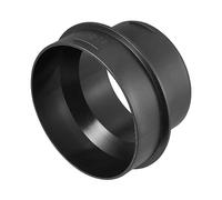 MACHSWON Conector recto para conducto de aire de coche, 75 mm a 90 mm, color negro