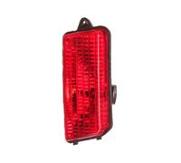 MACHSWON Cubierta de lente de luz reflectora de parachoques trasero, lente roja 55156103AA, compatible con J-E EP Grand Cherokee 2005-2009, lado izquierdo del conductor
