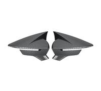 MACHSWON Cubiertas para espejos de puerta izquierdo y derecho, 1 par de cubiertas para espejos de ala en ABS, compatibles con SE-AT Leon MK3 5F ST FR Cupra Ibiza Mk5 Arona KJ7 2017-2020, fibra de