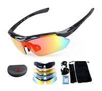 MACHSWON Gafas de sol polarizadas deportivas para hombres y mujeres, gafas tácticas X7 Ejército con 4 lentes intercambiables para conducir Moto Disparo Caza Correr Esquí ()